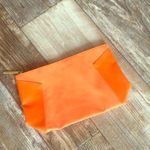 Orange Lancôme Makeup Bag